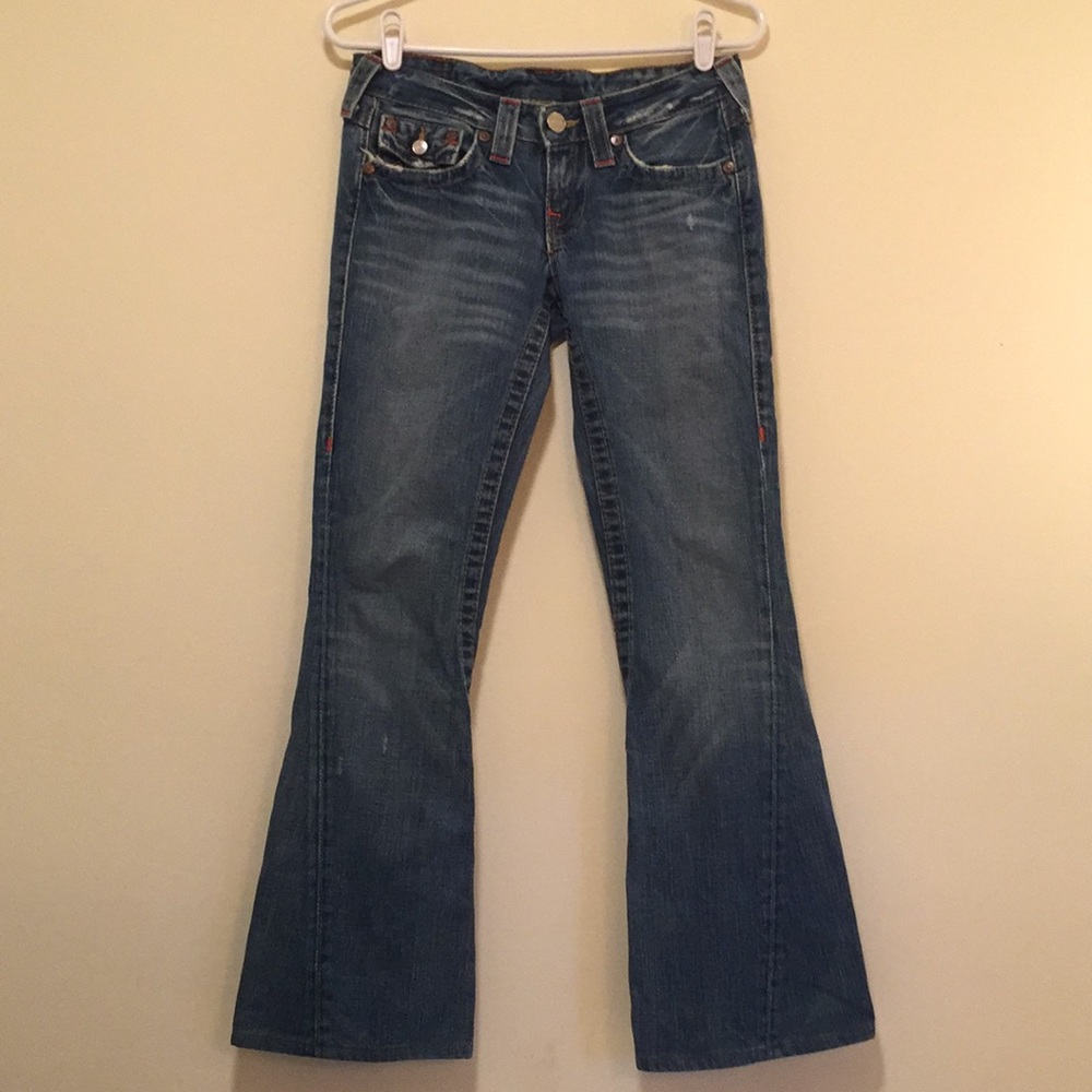 EUC True Religion Joey Twisted Seam Jeans size 26